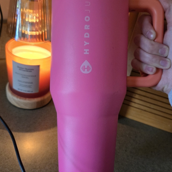 HydroJug Pink and Mint Water Bottle - Picture 2 of 3